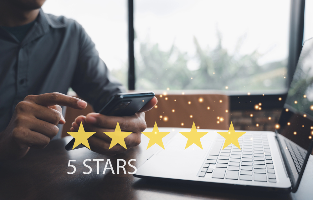 Professional customer service representative at InfoCision using advanced call center software to support existing customers efficiently