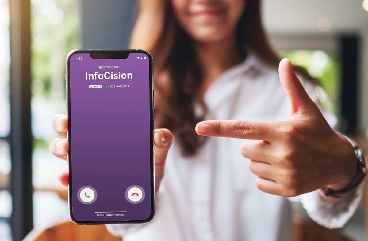 Incoming call displaying Branded Caller ID that helps build immediate customer trust and increases answer rates for legitimate outreach